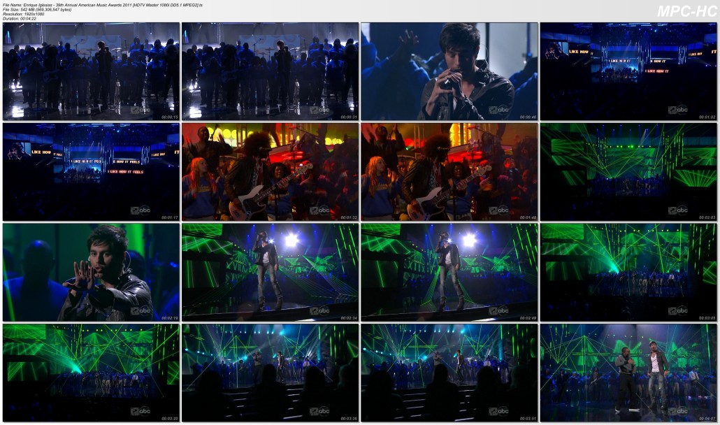 Enrique Iglesias - 39th Annual American Music Awards 2011 [HDTV Master 1080i]